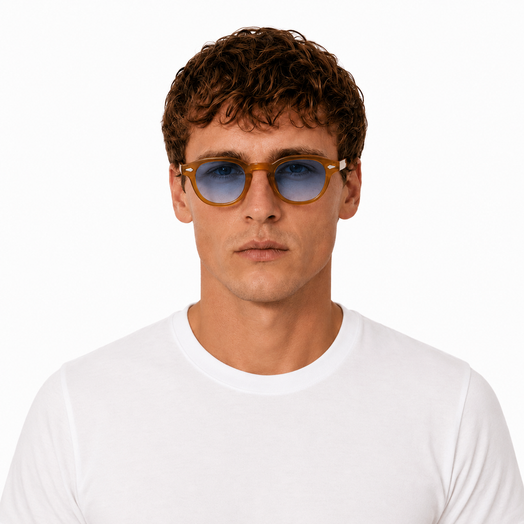 VINTAGE AMBER BLUE